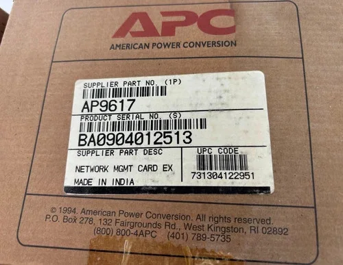 APC AP9617 Network Management Card EX — primary product image