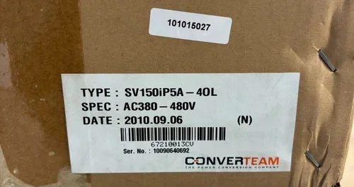 Converteam SV150iP5A-40L Variable Frequency Drive — product image 4 of 5