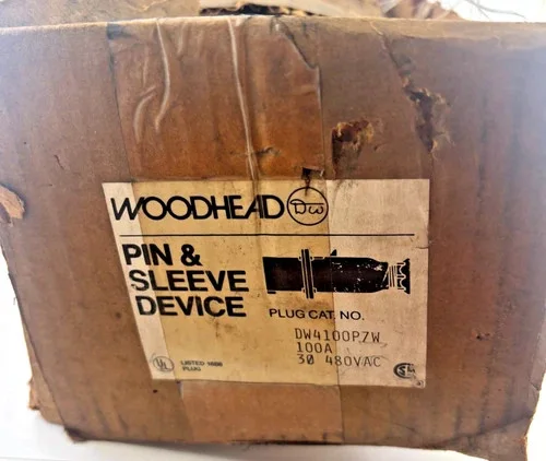 Woodhead 4100P7W 100A Pin and Sleeve Plug — product image 2 of 6