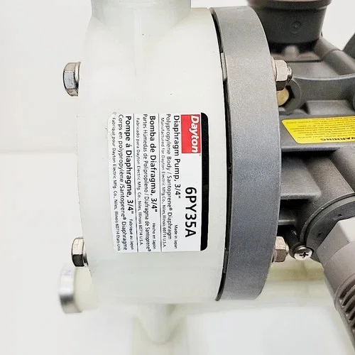 Dayton 6PY35A 3/4" Air-Operated Double Diaphragm Pump — product image 3 of 8