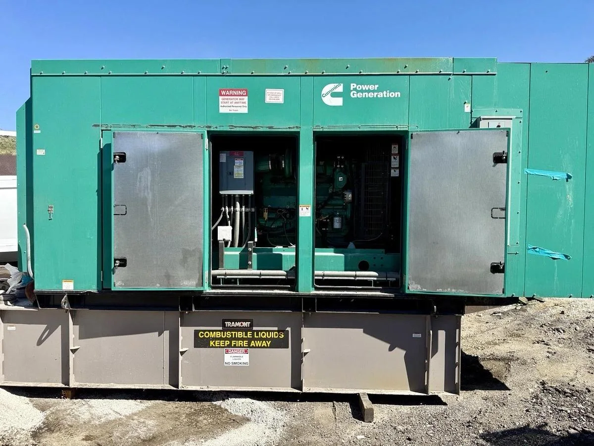 Cummins DFEK 500kW Standby / 455kW Prime Sound Attenuated Diesel Generator Set — primary product image