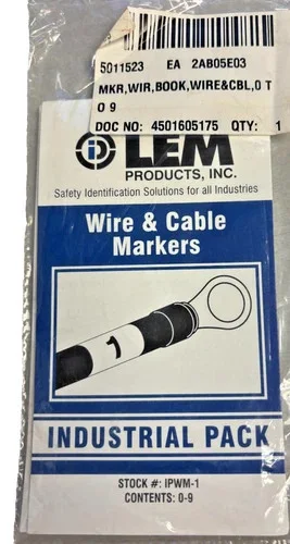 LEM Products IPWM-1 Industrial Pack Wire & Cable Markers — primary product image