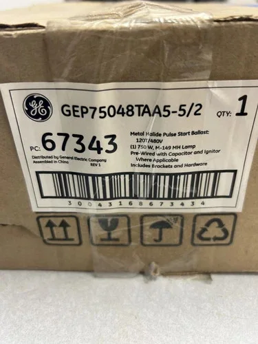 GE GEP75048TAA5-5/2 Metal Halide Pulse Start Ballast — product image 2 of 6