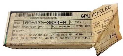 Sylvania 48PSB Miniature Lamp Bulbs - Box of 10 — product image 2 of 3