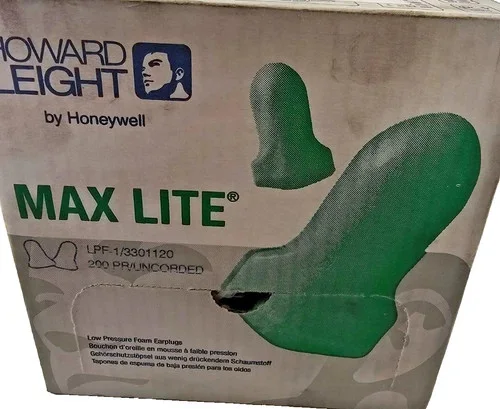 Howard Leight Max Lite Uncorded Earplugs LPF-1, Box of 200 Pairs — product image 2 of 4