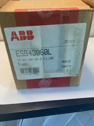 ABB ESB43060L 60A 3-Pole 480VAC Circuit Breaker — primary product image