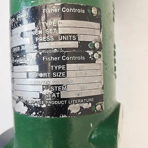 Fisher 2 1/2" ED CL-300 Control Valve CF8M with 667 Size 40 Pneumatic Actuator — product image 8 of 10