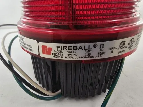 Federal Signal Fireball II Warning Strobe Light FB2PST-120R — product image 2 of 5