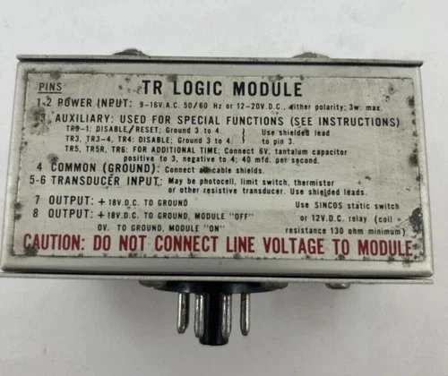 Micro Switch TR5 Logic Module 15V 50/60Hz — product image 3 of 4
