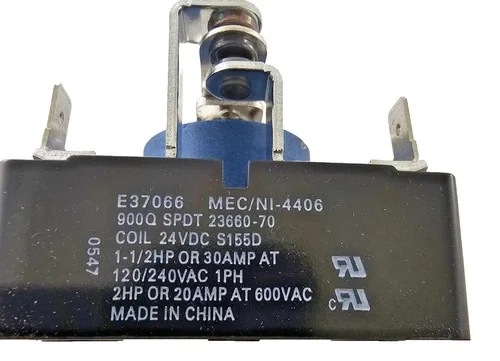 Honeywell 77-3870 Hughey & Phillips SPDT Bleed Relay with 24VDC Coil — primary product image