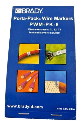 Brady PWM-PK-6 Porta-Pack Wire Markers — primary product image