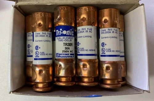 Ferraz Shawmut Tri-Onic TR30R Time Delay Fuse, 30A, 250V AC (Box of 8) — primary product image