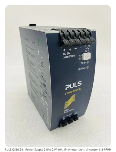 PULS QS10.241 240W 24V 10A DIN Rail Power Supply — primary product image