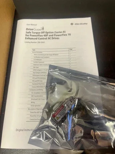 Allen Bradley 20A-DG01 DriveGuard Safe Torque Off Option Kit for PowerFlex VFD — product image 3 of 6
