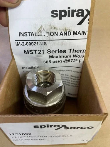 Spirax Sarco MST21H Thermostatic Steam Trap, 1/2 NPT — primary product image