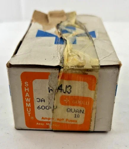 Gould Shawmut Amp-Trap A4J3 Class J Fast-Acting Fuse, 3A, 600V AC (Box of 7) — primary product image