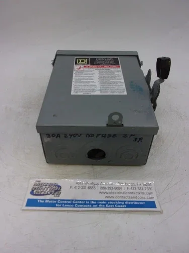 Square D DU221RB General Duty Safety Switch 30A 2P 240V Non-Fusible NEMA 3R — product image 5 of 8