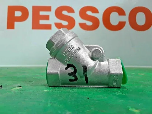 Warren 1/2 Inch Lift Type Check Valve CF8M Stainless Steel 1500 CWP — primary product image