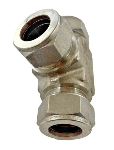 Swagelok Stainless Steel Union Tee SS-20M0-3, 20mm Tube — product image 5 of 6