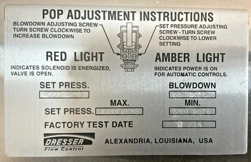 Dresser Consolidated Power Relief Ball Valve Controller 3539C-1-125DC-N04X-HT — product image 3 of 10