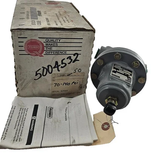 Fisher Type 98H-50 Backpressure Regulator/Relief Valve, 1/2 inch, 70-140 psi — product image 6 of 6