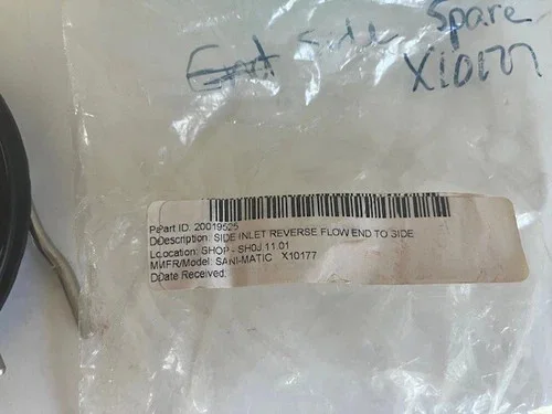 SaniMatic X10177 Angle Line Strainer Reverse Flow Side Inlet — product image 2 of 4