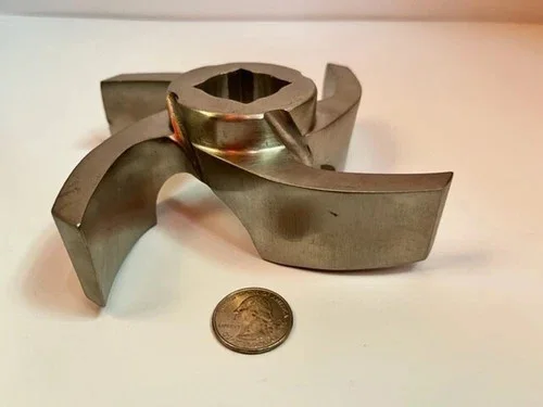 Tri-Clover 6-Inch Radial Mixer Agitator Impeller 4-Blade with 1-Inch Square Bore — product image 5 of 6