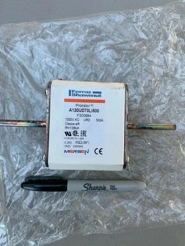 Ferraz Shawmut Protistor A130UD73LI500 500A 1300VAC High-Speed Fuse — primary product image