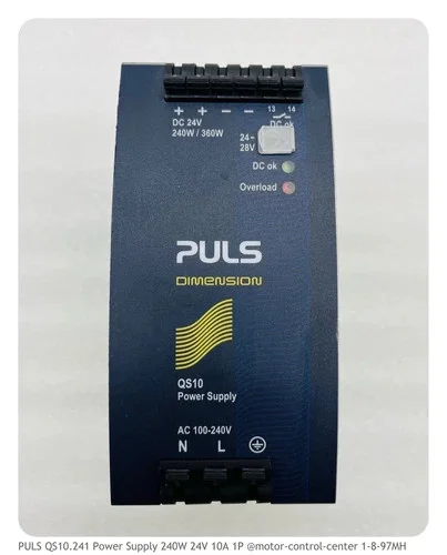 PULS QS10.241 240W 24V 10A DIN Rail Power Supply — product image 6 of 6