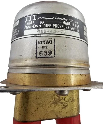 ITT Neo-Dyn 163P Differential Pressure Switch Model 163P2C5-73 NEMA 4 — product image 9 of 9