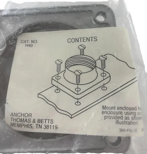 Thomas & Betts H40 Meter Mounting Accessory with 4 Mounting Screws — product image 3 of 5