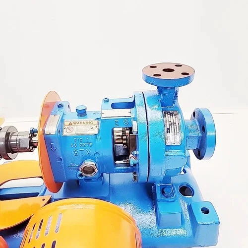 Goulds 3196 STX Centrifugal Pump 1x1.5-6 with Base and 5 HP Reliance Electric Motor — product image 13 of 13