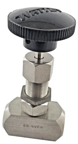 Whitey SS-4VF4 Stainless Steel Needle Valve, 1/4 in. Tube — primary product image