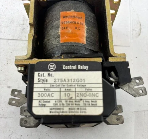 Westinghouse Control Relay 275A312G01 — product image 2 of 5