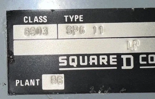 Square D Class 8903 Type SPG11 Electrical Enclosure — product image 7 of 7