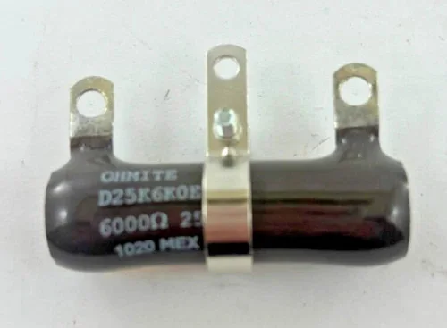 Ohmite D25K6K0E Adjustable Wirewound Resistor, 6000 Ohms, 25W — product image 2 of 4