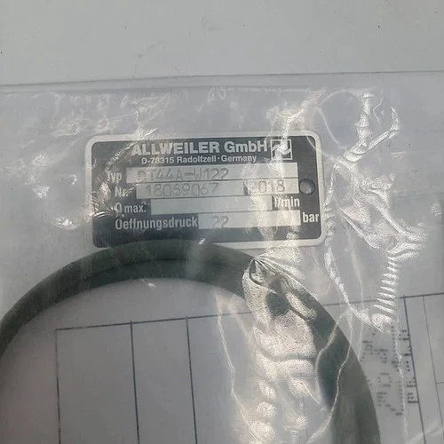 Allweiler DT44A-W122 Pressure Relief Valve — product image 7 of 10