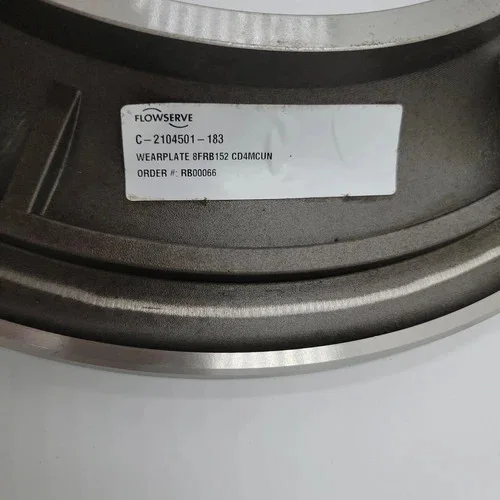 Flowserve Worthington 8FRBH-152 Wear Plate C-2104501-183 CD4MCuN — product image 4 of 12