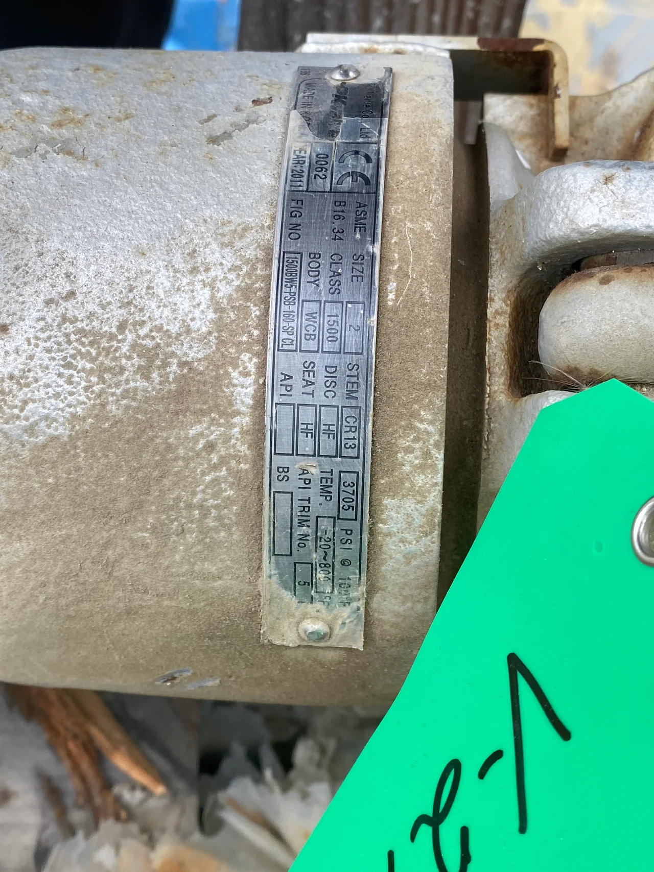 Grove G1501 2" Class 150 Gate Valve — product image 3 of 4