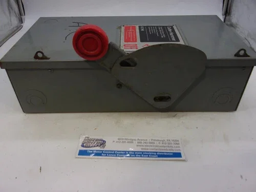 Cutler-Hammer DH362FGK Heavy Duty Safety Switch, 60 Amp, 600V, 3-Pole, Fusible, NEMA 1 — product image 7 of 9