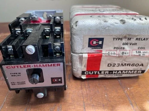 Cutler-Hammer D23MR60A Type M Relay 120VAC Coil 6-Pole 600V — product image 4 of 5
