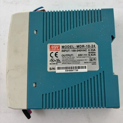 MEAN WELL MDR-10-24 DIN Rail Power Supply — primary product image