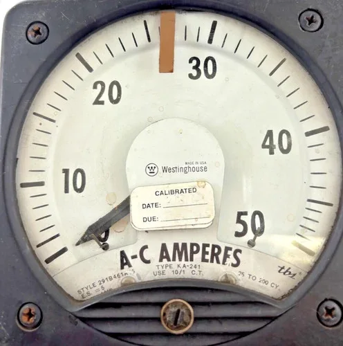 Westinghouse Type KA-241 Analog AC Ammeter Style 291B461A15 — primary product image