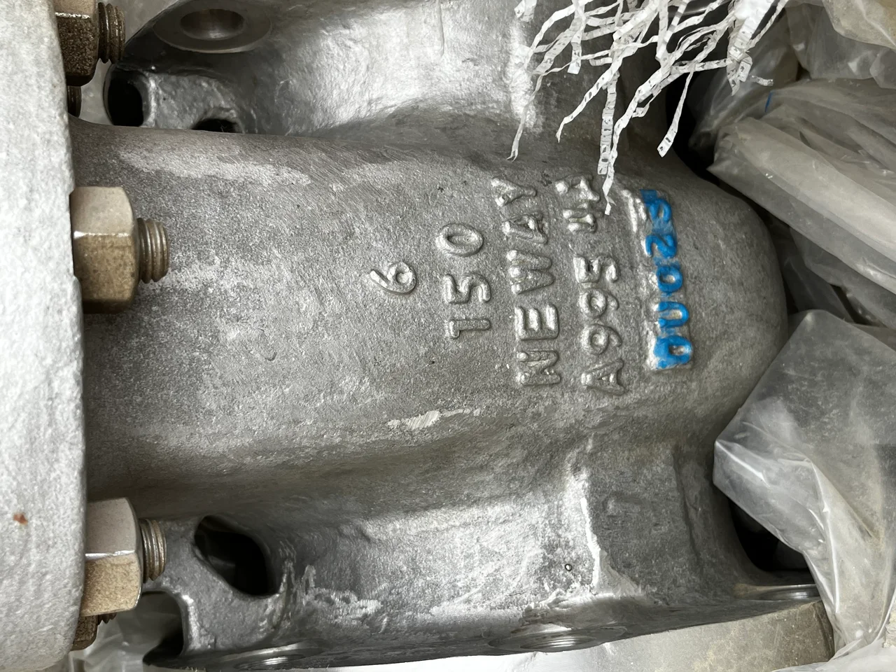 Neway 6 Inch Class 150 Duplex Stainless Steel Gate Valve Fig. 3406 — product image 2 of 3