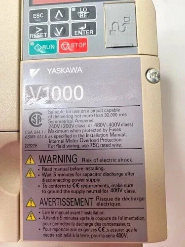 Yaskawa V1000 Variable Frequency Drive CIMR-VU4A0005FAA — product image 3 of 5