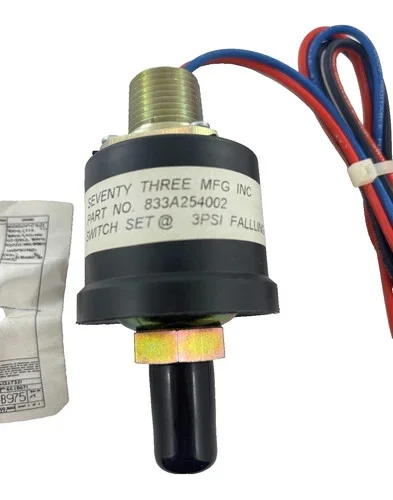 Seventy Three Mfg Inc 833A254002 Pressure Switch Set at 3PSI Falling — product image 2 of 4