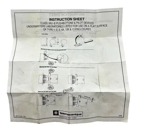 Telemecanique XB2-M Red Illuminated Pushbutton Switch — product image 4 of 5
