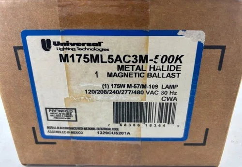 Universal Lighting Technologies Metal Halide Magnetic Ballast M175ML5AC3M-500K — product image 6 of 6