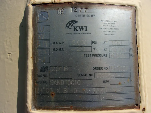KWI 24" x 8' Vertical Sand Trap — product image 12 of 13