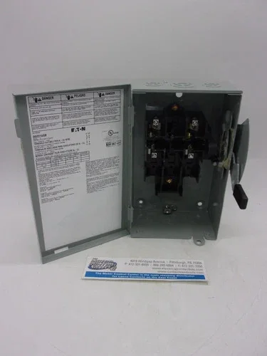 Eaton Cutler-Hammer DG221UGB General Duty Non-Fusible Safety Switch 30A 240V 2P NEMA1 — product image 4 of 8